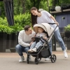 Carrello Bravo M Lite Marble Beige wózek spacerowy + LED CRL-5529